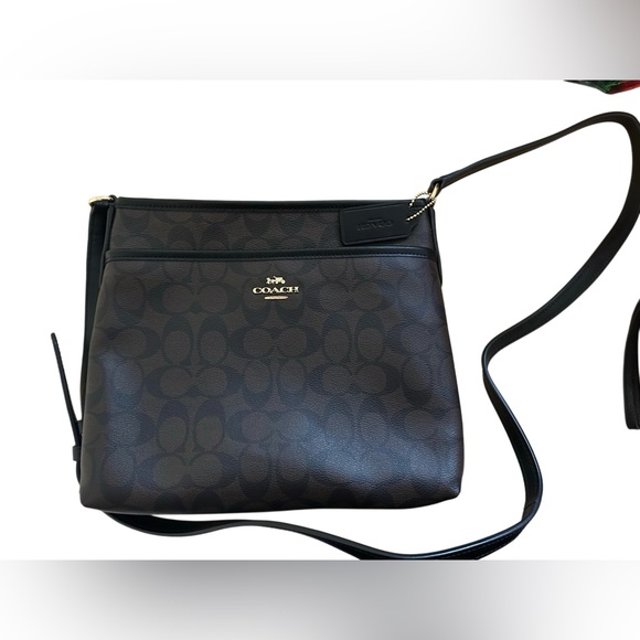 Coach Dark Brown Crossbody Bag - Picture 1 of 4